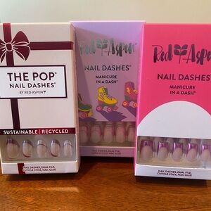 Nail Dashes, 3 sets. Brand new in boxes.